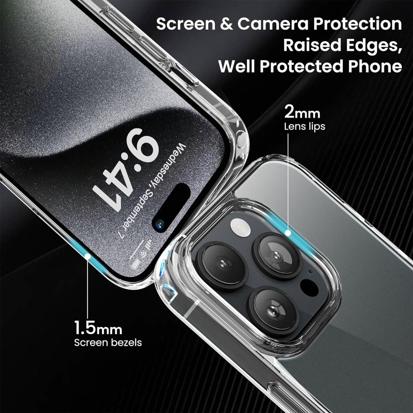 Cover & Protezioni schermo: iPhone 16 PLUS Hülle Silikon Case CLEAR Cover Etui Tasche – Nuovo e nell'imballaggio originale da Volketswil venduto da coverandmore 3