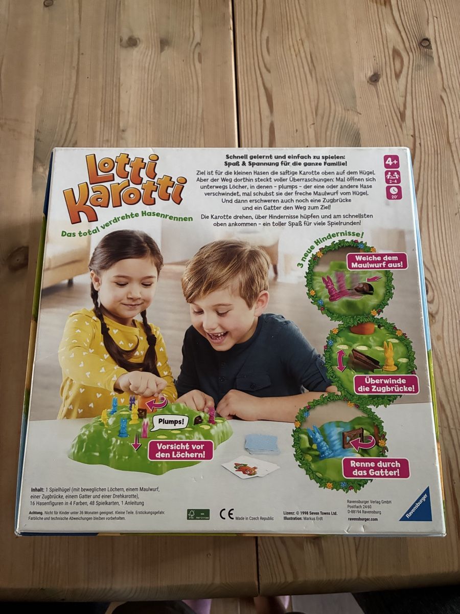 Ravensburger Giochi: Lotti Karotti Brettspiel Ravensburger  – Usato da Mitlödi venduto da meyer-sabrina 1