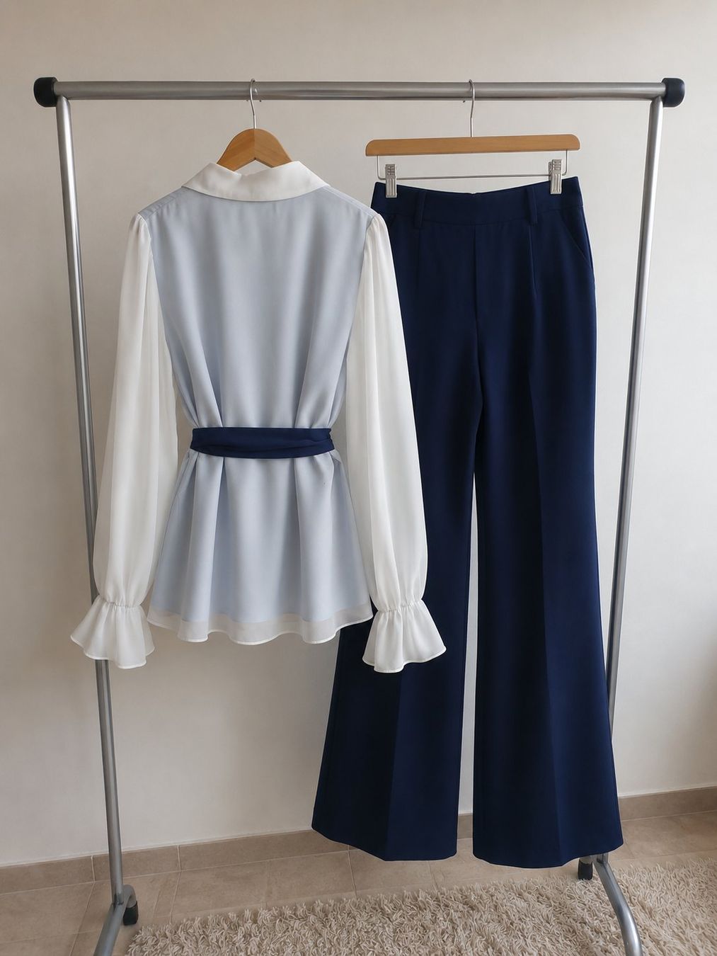 Lotti di vestiti: Completo elegante due pezzi 🤍💙 – Nuovo e nell'imballaggio originale da Lugano venduto da solowolford 1