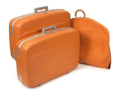 Jeu de trois bagages en cuir pour Ferrari 360 par Schedoni,
