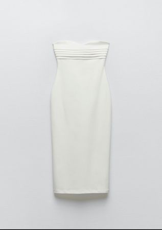 Zara Kleid in weiss Grösse S