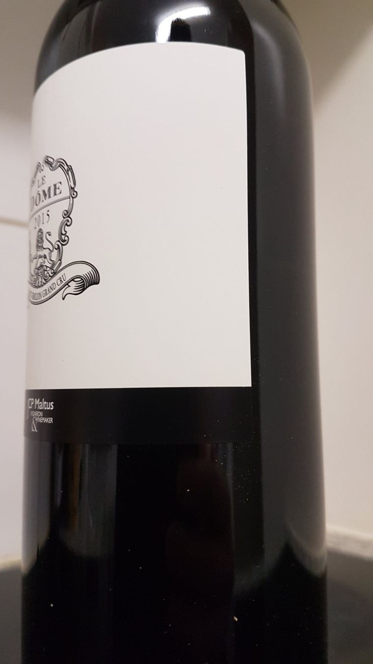 Wein: Le Dome 2015   Saint - Emilion Grand Cru – Neu (gemäss Beschreibung) aus Grenchen von poggione 4
