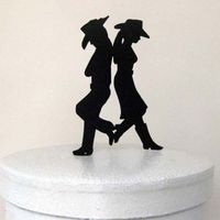 NEUER Torten Topper Hochzeitstorte Country - 2021037