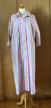 Leichtes weites Sommerkleid XL 100% Baumwolle 