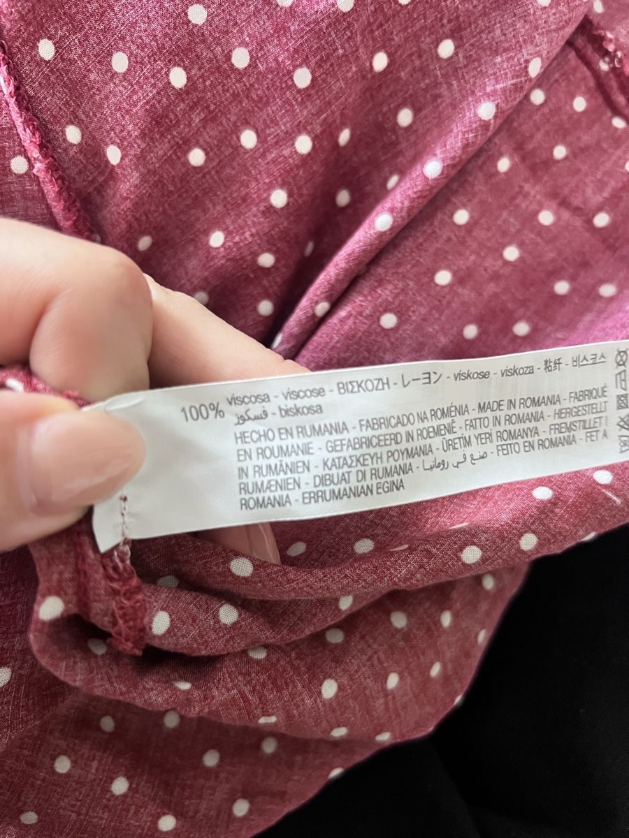 Oysho Kleider: Wickelkleid rot mit Punkten – Gebraucht aus Zürich von Mira1310 2