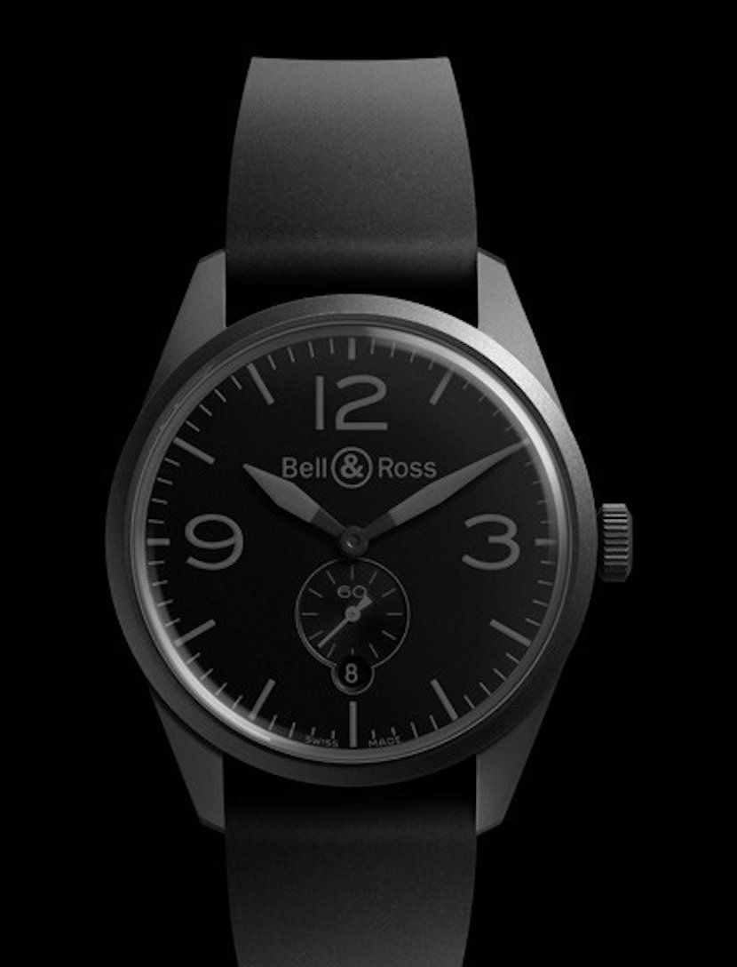 Bell & Ross Uhren: Bell & Ross BR 123 Vintage Phantom - BRV123-PHANTOM – Gebraucht aus Gstaad von Faldini