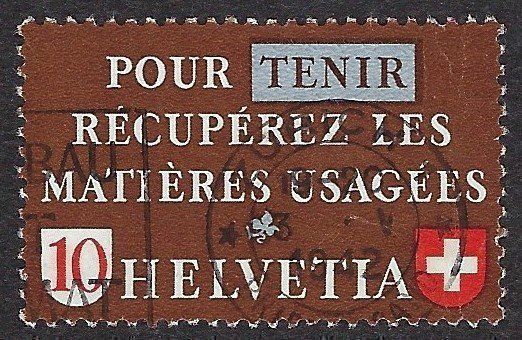 Tutti i francobolli: Altstoffverwertung 1942 – Usato da Luzern venduto da Einh0rn 2