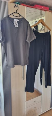 UP2 Pyjama Herren Kurzarm Gr. L/52/54 NeuTop