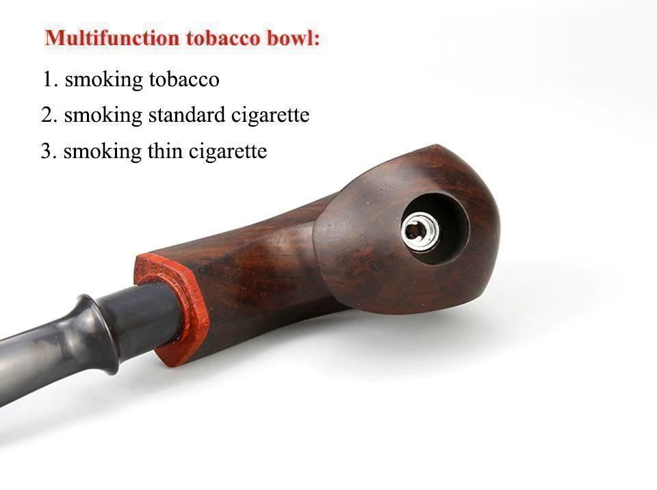 Pipe & Accessori: Rauchpfeife aus Holz Ebony Wood – Nuovo e nell'imballaggio originale da Gurmels venduto da Swisspod 1