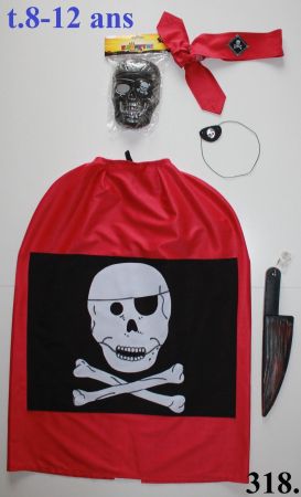 Cape pirate / Pirat t. 8 - 12 ans        NEU!