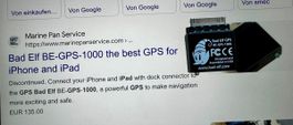 GPS Emfänger für iphone und ipad