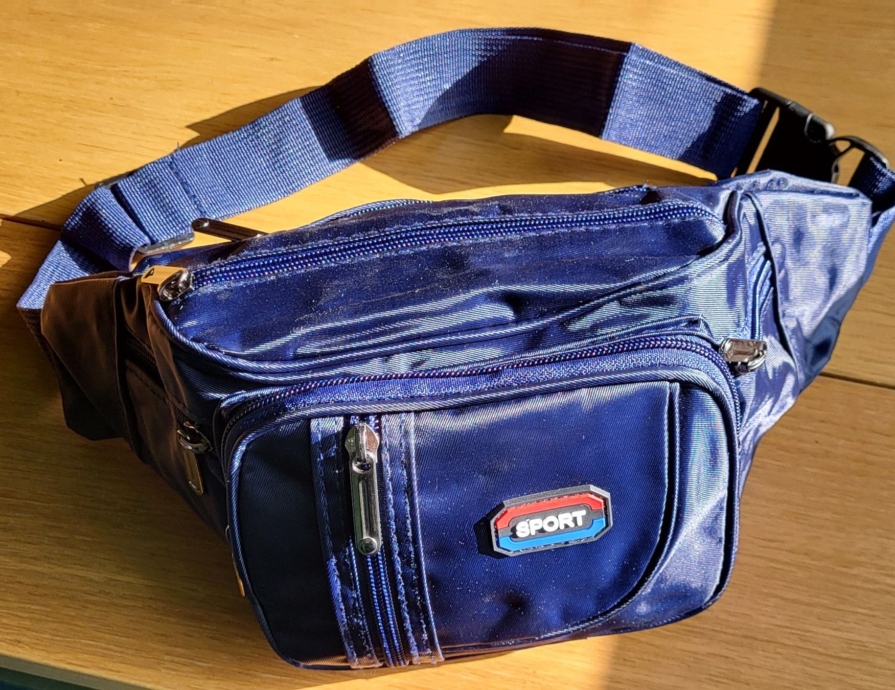 Borse: Blaue Bauchtasche / Gürteltasche – Nuovo e nell'imballaggio originale da Figino venduto da mayam63
