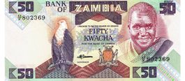 Zambia 50 Kwacha ND 1986-1988 P-28 UNZ
