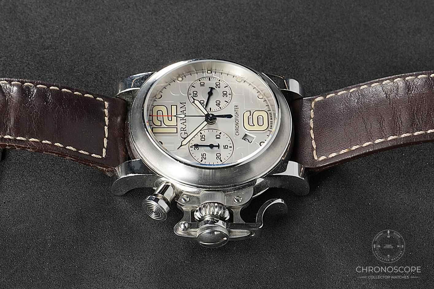Graham Orologi: Graham Chronofighter Chronograph R.A.C Reference 2CRBS – Usato da Luzern venduto da ChronoScope6004 7