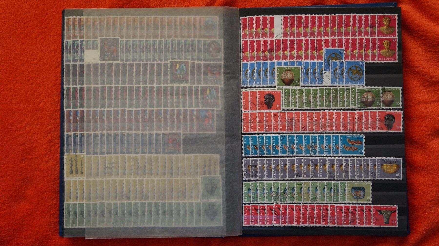 Alle Briefmarken: 1 Alben mit Pro Patria ab 1963 – Gebraucht aus Sulgen von Kengi0 6