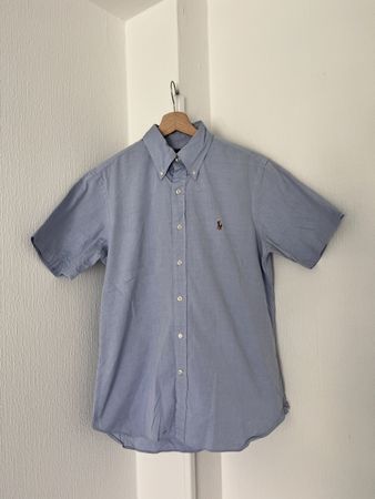 Ralph Lauren Short Sleeve Button-Down Shirt, Size 15.5"