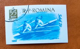 Briefmarken aus Rumänien Bootssport gestempelt