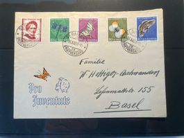 Satzbrief Pro Juventute 1951 Illustriert P2