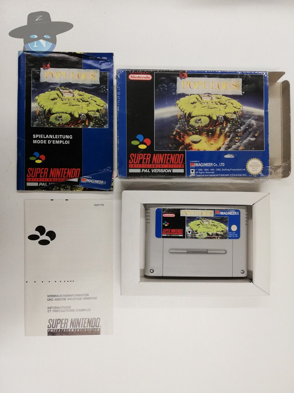 Nintendo Giochi: Populous / Super Nintendo SNES – Usato da St. Gallen venduto da zorro_dc 6