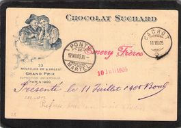 GS Suchard Ausland 10 Rp , PK029.Such.,54 (S12/012) , 1905