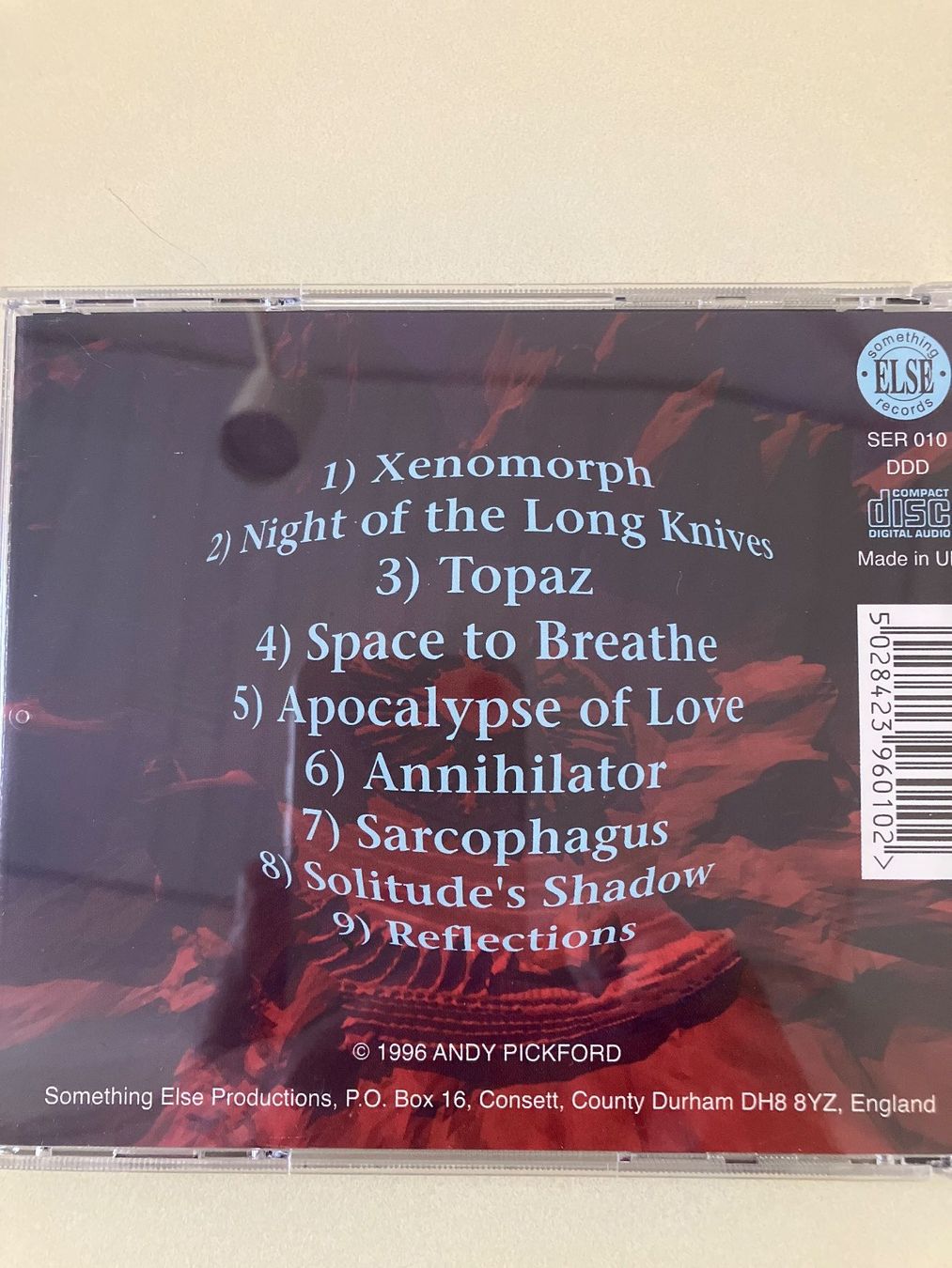 CD: Andy Pickford - Xenomorph – Usato da Rüti ZH venduto da Ochello 1