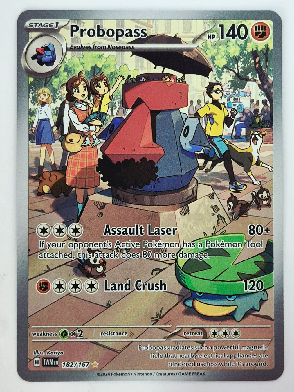 Pokémon Sammelbilder & Trading cards: Probopass / Voluminas / Twilight Masquerade / TWM 182 – Neu (gemäss Beschreibung) aus Arni AG von PokemonCardsStore