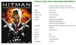 Hitman - Jeder stirbt alleine - DVD
