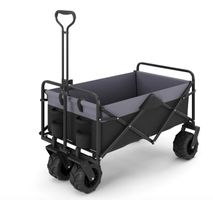 Bollerwagen faltbar BENNY schwarz - Gratis Versand
