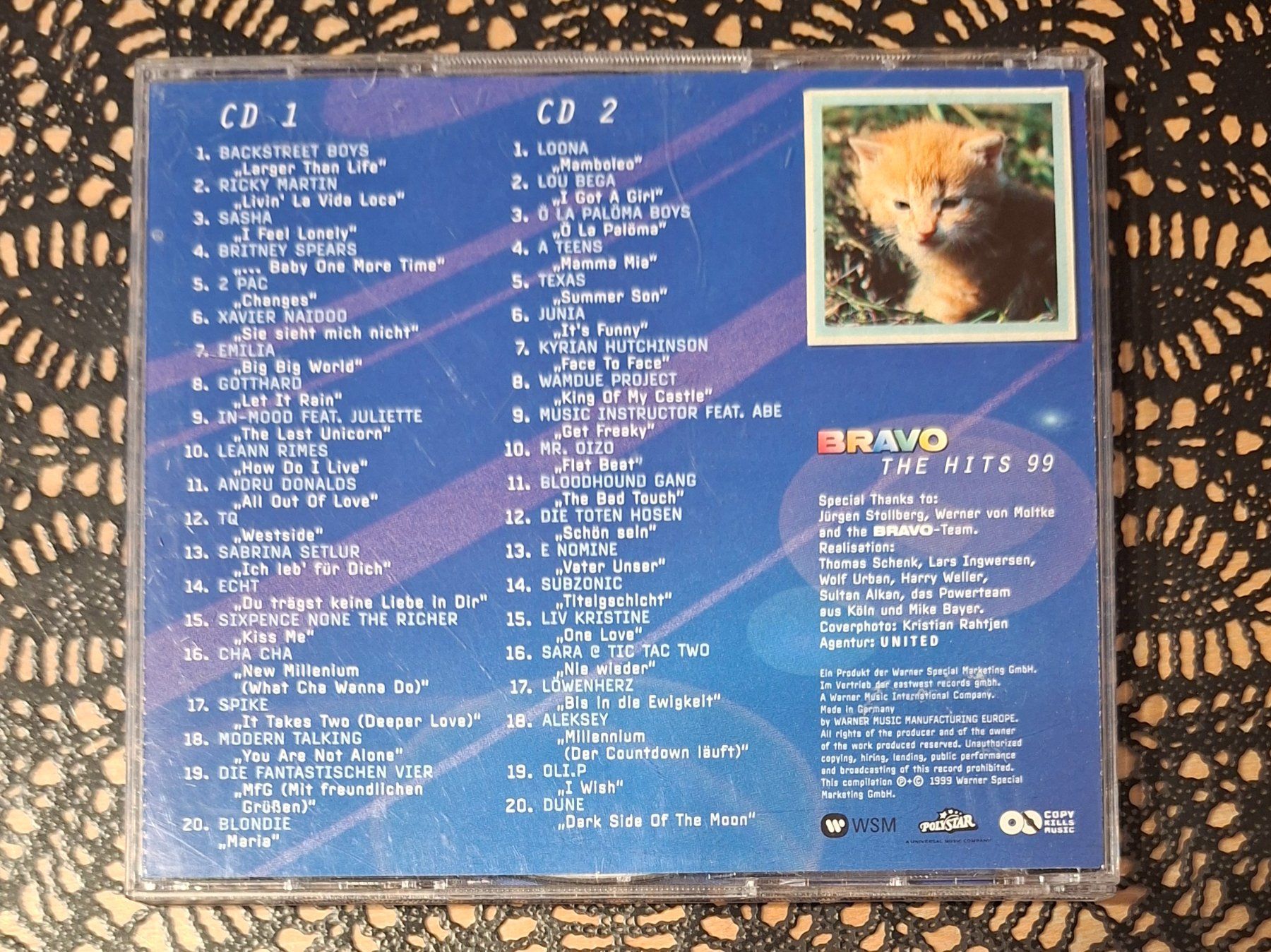 CD: Bravo Hits - The Hits 99, 2CD Hit Compilation Sampler 1999 – Usato da Amriswil venduto da Celini3 1