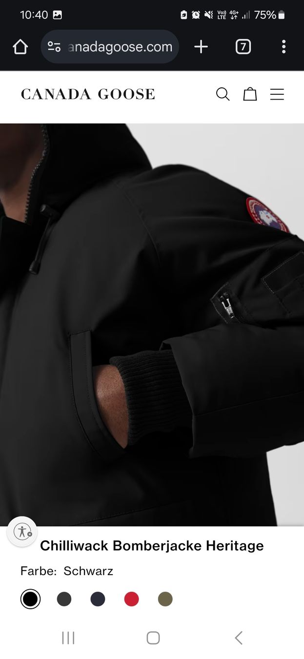 Canada Goose Giacche: Canada Goose Chilliwack Bomberjacke Schwarz Gr. M – Usato da Dorf venduto da Messer-Schweiz 3