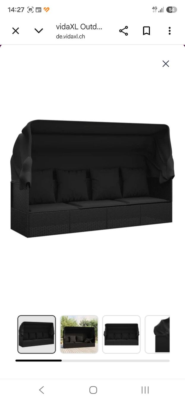 Vidaxl Chaises longues: Rattansofa – D'occasion à Freienwil par Holland88 1
