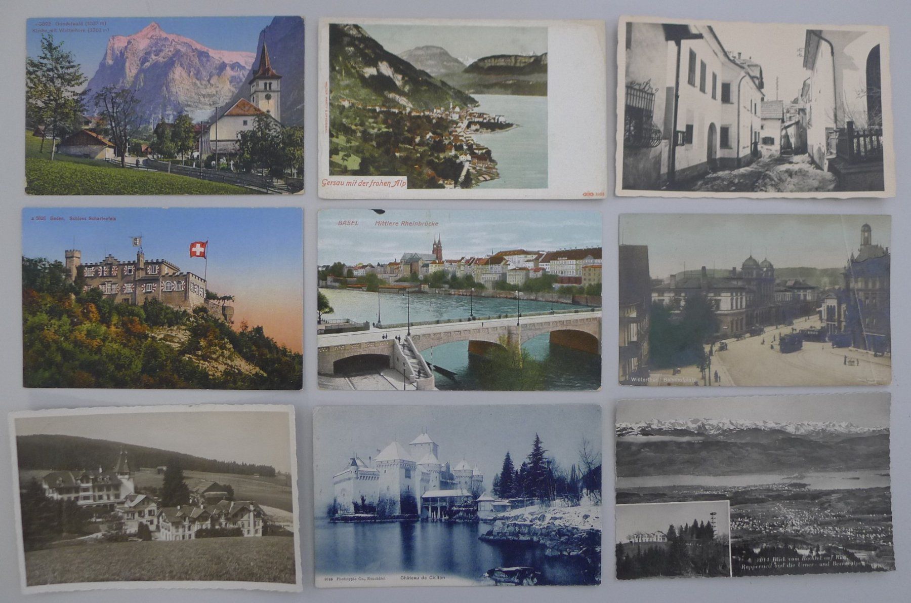Cartes postales: 1900-1970, Schöne Sammlung mit 500 Ansichtskarten + Lithos – D'occasion à Sursee par Luzernerraute 3