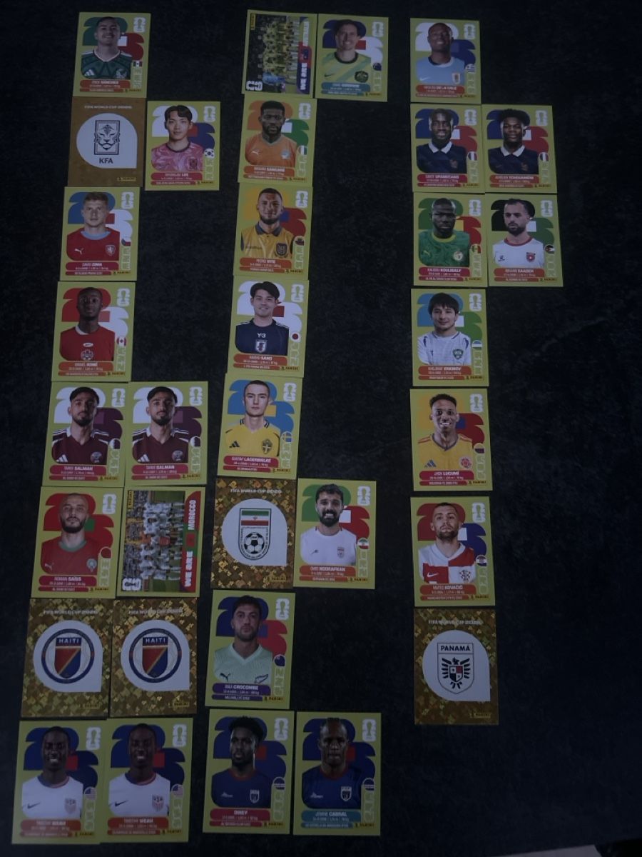 Panini Carte collezionabili: Einige Panini Bilder  – Nuovo (secondo la descrizione) da Wangen SZ venduto da Mauzdibauz