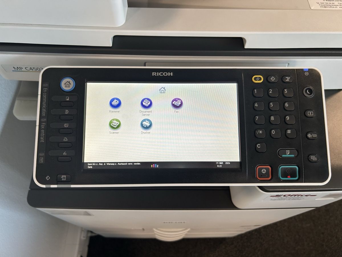 Ricoh Stampanti: Multifunktionsdrucker RICOH MP C4503SP – Usato da Worb venduto da elisale 1