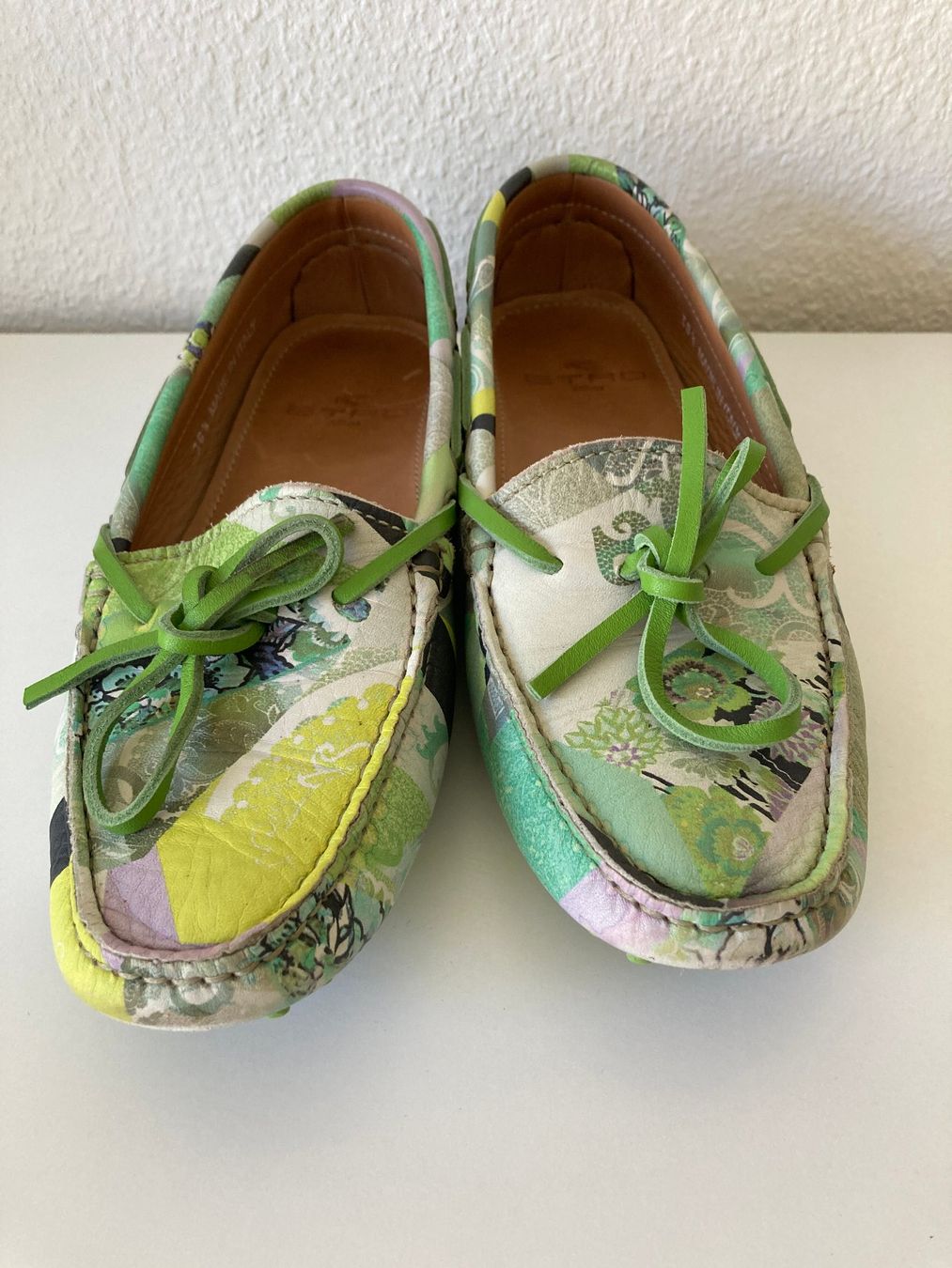 Etro Scarpe da donna: ETRO Leder-Mokassin / Loafer, Gr. 38,5 – Usato da Zürich venduto da FrauSchall 1