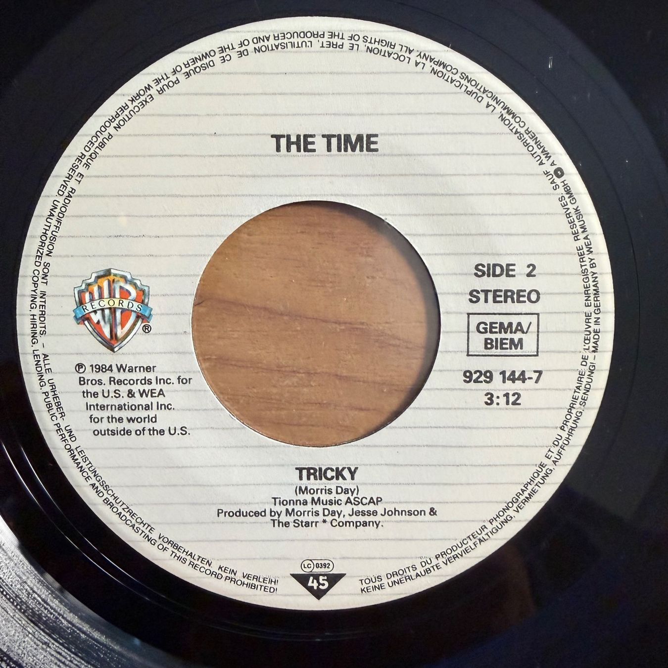 Schallplatten: Time - Jungle Love / 1. D-Press. 1984 - Very nice Copy – Gebraucht aus Gais von soundcave57 3