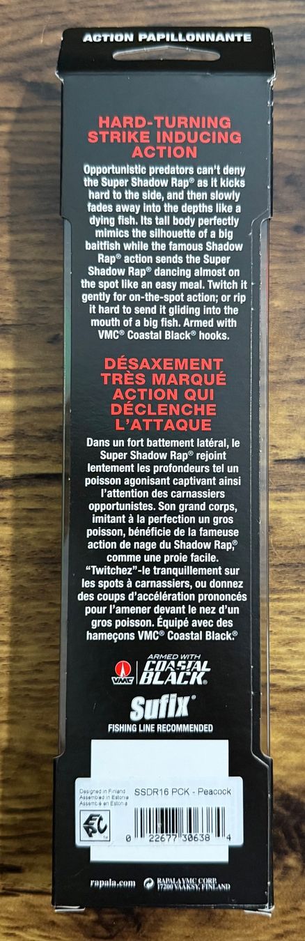 Rapala Appâts: Rapala Super Shadow Rap - 16 cm 77 gr – Neuf avec emballage d'origine à Widnau par Fishingtackle_Oggy 1