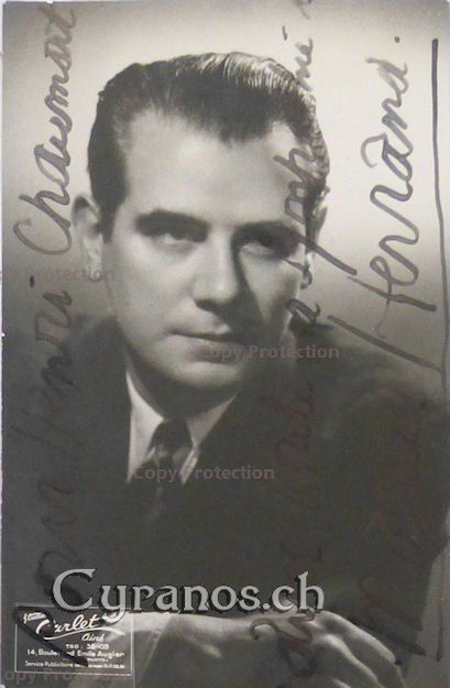 Autografi: Marcel Herrand (1897-1953) Schauspieler - Autogramm – Usato da Dietikon venduto da cyranos.ch