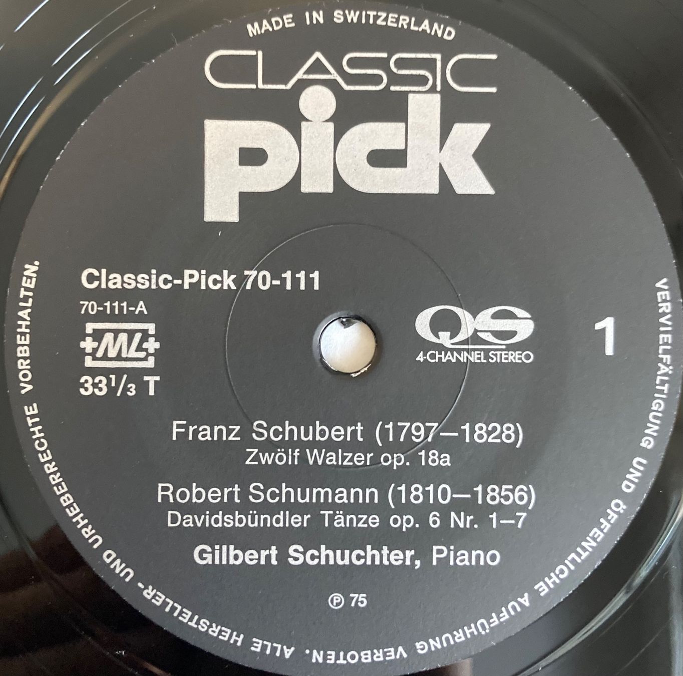 Dischi in vinile: Gilbert Schuchter - Franz Schubert & Robert Schuhmann LP – Nuovo (secondo la descrizione) da Wettingen venduto da 12.Zoll.Vinyl 4