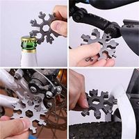 Schneeflocke 18in1 Werkzeug Multitool Schlüsselanhänger