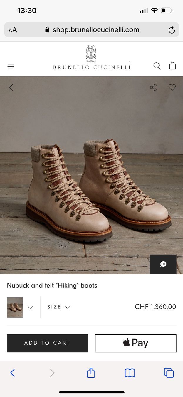 Brunello Cucinelli Scarpe da uomo: Brunello Cucinelli mountain-style high boots – Usato da Zürich venduto da Laur29 7