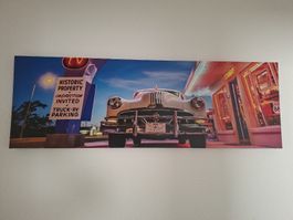 Retro Diner: 50s Classic Car & Route 66 Vibes 🚗