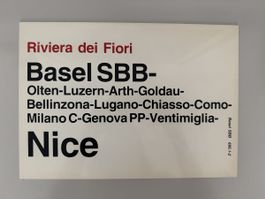 Altes SBB Schild 