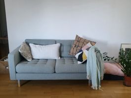 Sehr gemütliches Sofa x2 in Türkisgrün – kaum gebraucht