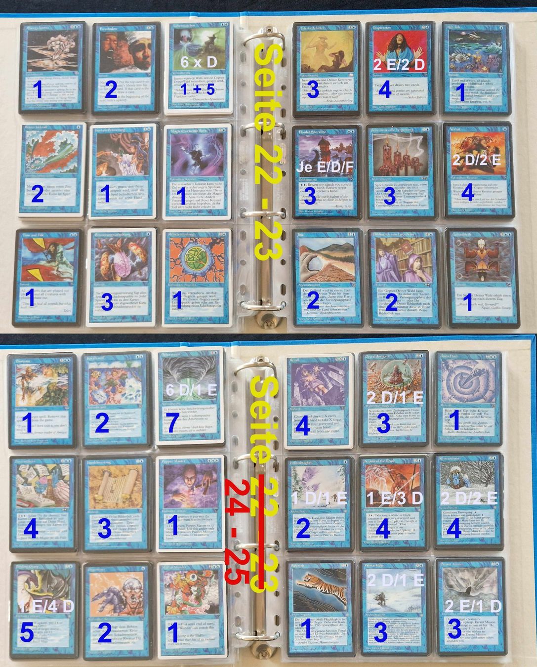 Magic The Gathering Carte collezionabili: Magic The Gathering #2 Ordner: 752 Karten & Total 353 Bilder – Usato da Zürich venduto da silver-team 6