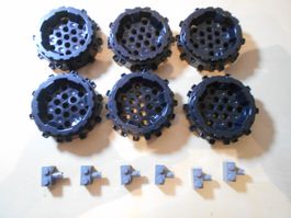 6 Lego Hartplastik Räder ( Set 179 )