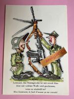 1976 Militär - Postkarte,  Leutnant, das Sturmgewehr ist ..