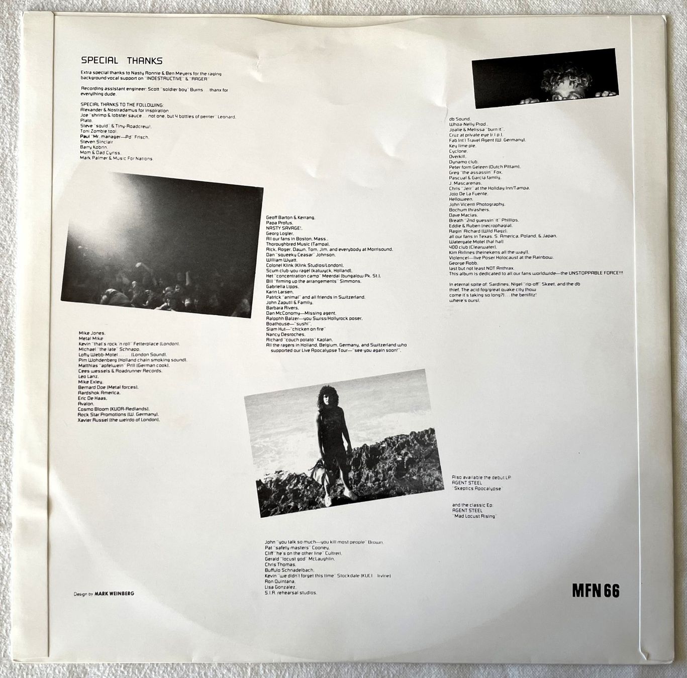 Dischi in vinile: Agent Steel – Unstoppable Force - LP - 1986 - First Press – Usato da Uster venduto da Zardodel 6