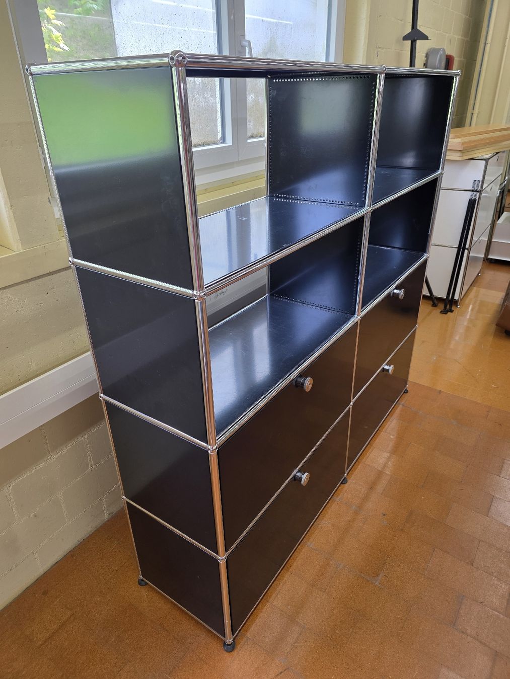 USM Scaffali: Designer Regal USM Haller schwarz  – Usato da Lichtensteig venduto da UsedINStore 3