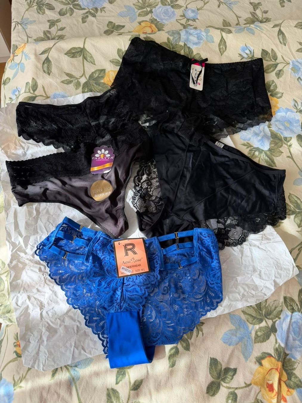 Altra biancheria intima: Damen Unterwäsche 7er Set Spitze Grösse L – Nuovo e nell'imballaggio originale da Basel venduto da M.M_ 5